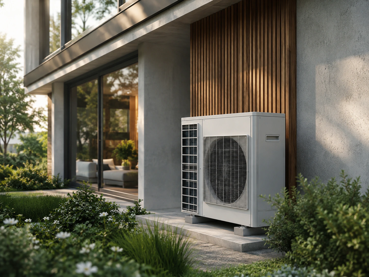 Pompa di calore per edificio residenziale